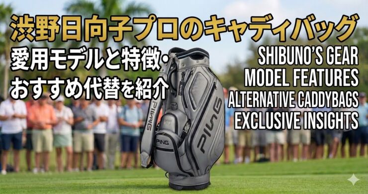 渋野日向子プロキャディバッグ紹介アイキャッチ画像